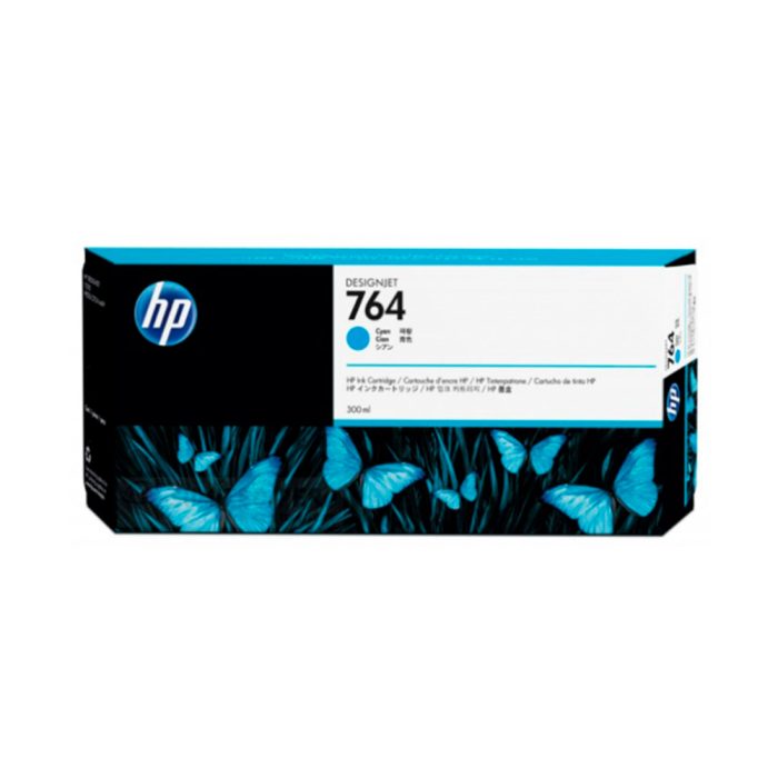 Tinta HP 764A Cyan 300ml - Alta calidad de impresión para impresoras HP, colores vibrantes y duraderos