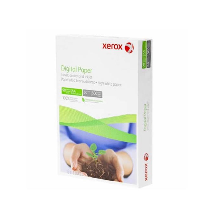 Resma de Papel Xerox A4 80G - Compatible con Impresoras, 500 Hojas, Ideal para Oficinas