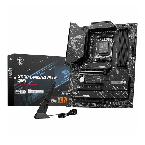 MSI X870 Gaming Plus WIFI - Placa Base ATX AM5 para Ryzen con Conectividad WiFi y Alto Rendimiento