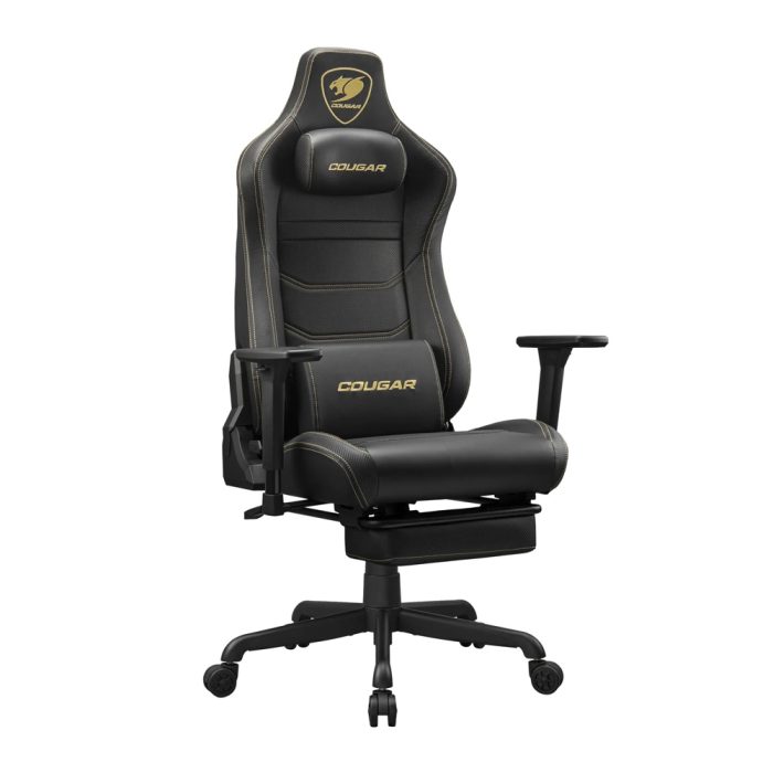 Silla Gaming Ergonomica COUGAR Armor Evo, Soporte Lumbar, Reclinable, Color Negro