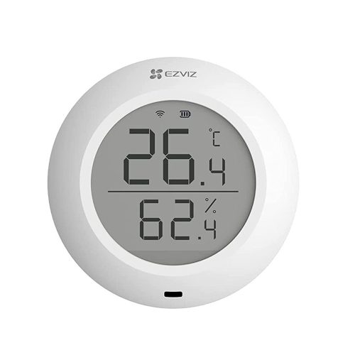 SENSOR DE TEMPERATURA Y HUMEDAD INALÁMBRICO EZVIZ - Monitoreo Eficaz en Tiempo Real, Fácil Instalación