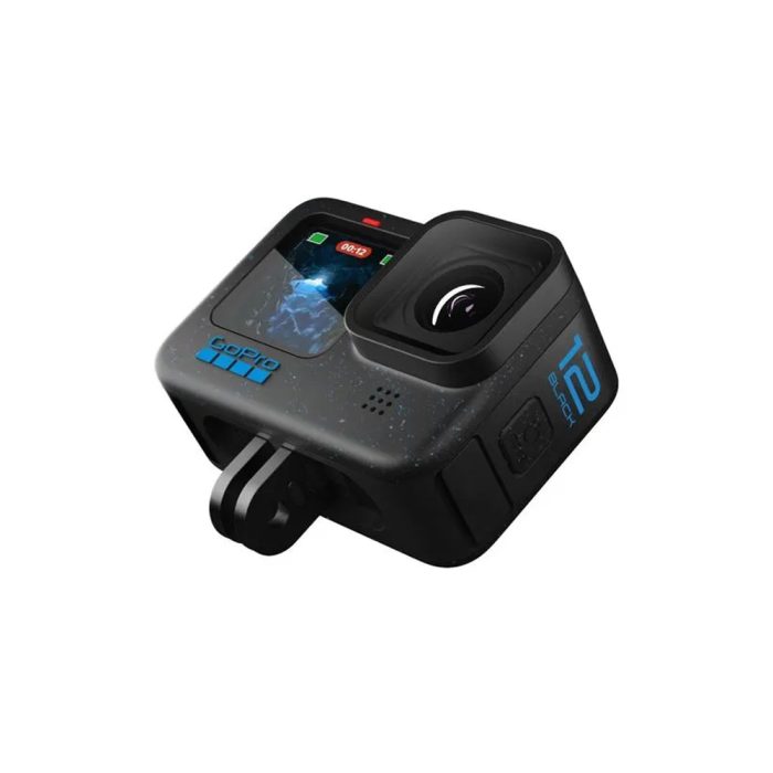 GoPro HERO12 Black: Cámara de Acción 5.3K, Monturas Adhesivas Incluidas, Compacta y Versátil
