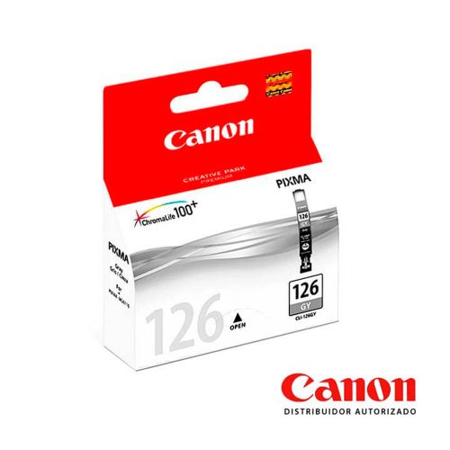 Cartucho de Tinta Canon CLI-126 Gris - Alta calidad y rendimiento para impresiones nítidas