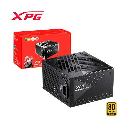Fuente de Poder XPG Core Reactor II 750W 80+ Gold Modular - Eficiencia Energética y Rendimiento Óptimo