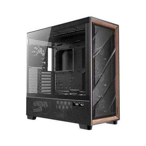 Caja de PC Antec Flux Pro Negra con Ventanas y 6 Ventiladores - Espacio Óptimo para Rendimiento