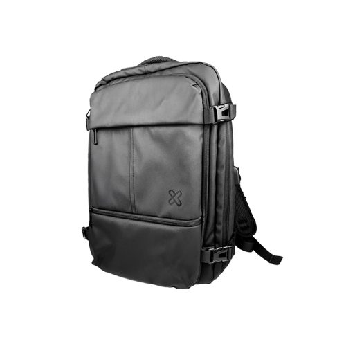Mochila para laptop Klip Xtreme 17" negra, resistente al agua, ideal para viajes y uso diario