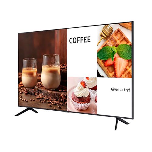 Smart TV Samsung 55” UHD BEC-H, HDR10+, 3x HDMI, USB, RJ45, Tizen - Ideal para Negocios