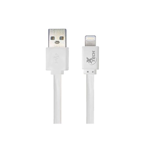 Cable Lightning Xtech 1m USB Macho a Lightning Macho - Colores Negro, Blanco, Azul, Verde y Naranja