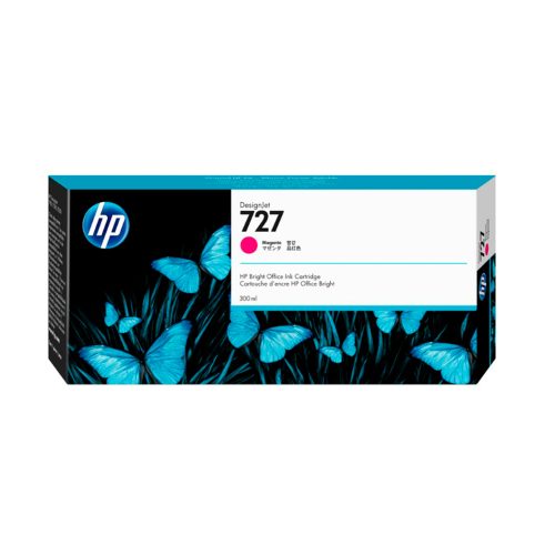 Tinta Magenta HP 727 F9J77A 300ml - Calidad Profesional para Impresiones Vibrantes y Duraderas