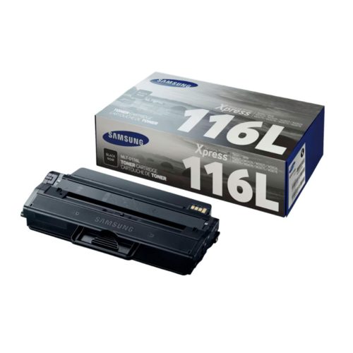 Tóner HP SU832A compatible con Samsung MLT-D116L, 3,000 páginas, ideal para SL-M2625/2825.