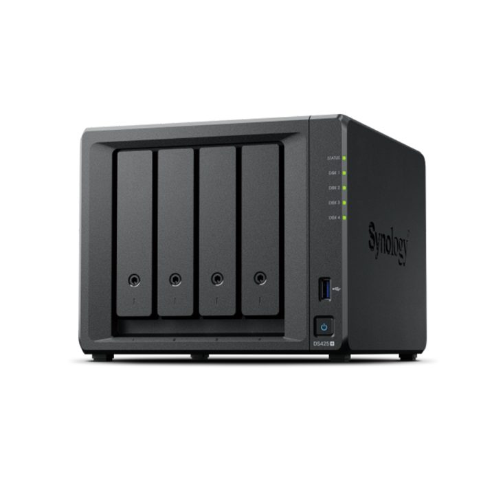 Synology DS425+ NAS de 4 Bahías - Almacenamiento Eficiente para tu Hogar y Oficina