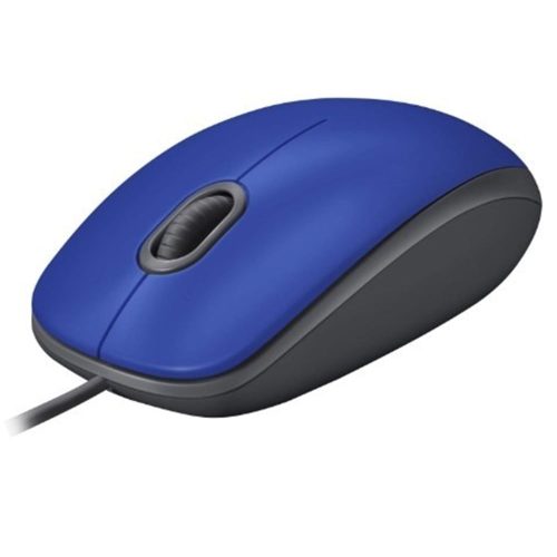 Mouse óptico Logitech M110 Silent USB - Color azul, diseño silencioso y ergonómico para comodidad diaria