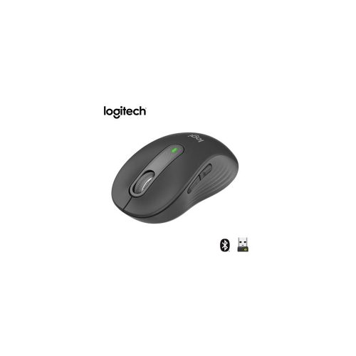 Mouse Logitech Signature M650 Silent Inalámbrico Bluetooth Negro - Precisión y Confort Silencioso