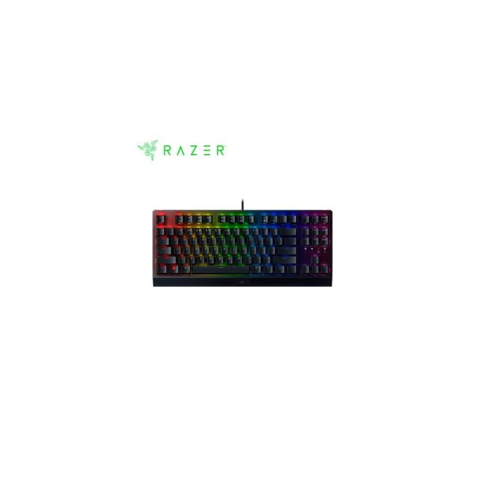 Teclado Mecánico Razer BlackWidow V3 TKL – Switch Amarillo, 80 Millones de Teclas, Retroiluminación Chroma