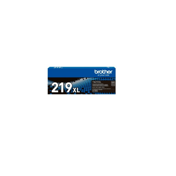 Tóner Brother TN219XLBK Negro de Alta Capacidad - Compatible con L3560, L3760, L3280, 3000 Páginas