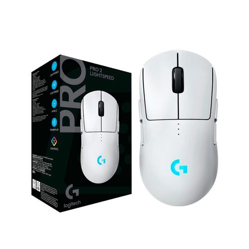 Mouse Gaming Logitech G Pro 2 Lightspeed Blanco - Precisión Inigualable y Conectividad Rápida