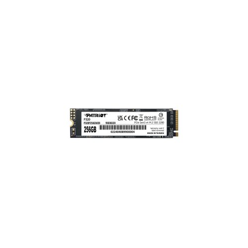 SSD M.2 PCIe 256GB Patriot P320 G3 - Rápido, Compacto y Alto Rendimiento para Mejorar tu PC