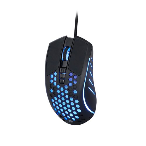 Mouse Gamer TEROS TE-1210G RGB, 7 Botones, Negro - Precisión y Estilo para tus Juegos