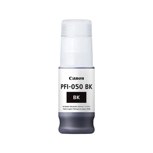 Botella de Tinta Canon PFI-050BK Negra 70ml - Alta Calidad de Impresión para Impresoras de Gran Formato