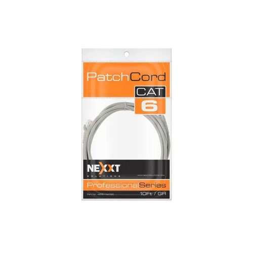 Cable Ethernet Nexxt Cat6 de 7 pies - Conexión Rápida, Alta Velocidad y Rendimiento Confiable