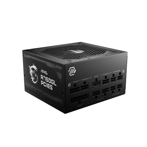 Fuente de Poder MSI MAG-A750GL 750W - Eficiencia PCIE5 y Rendimiento Superior para Gamers