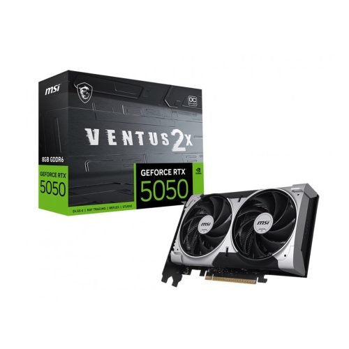 MSI GeForce RTX 5050 VENTUS 2X OC 8GB GDDR6 – Tarjeta de Video de Alto Rendimiento PCIe 5.0