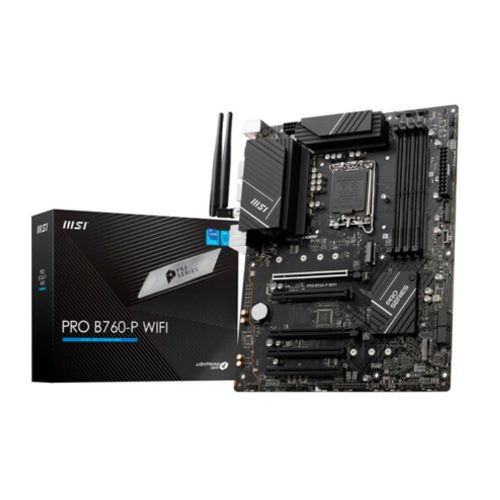 MSI PRO B760M-P Motherboard DDR5, micro ATX, alto rendimiento y compatibilidad avanzada para gaming