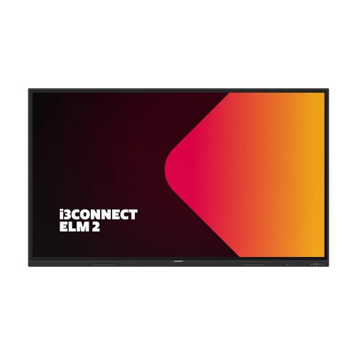 Pantalla Interactiva i3CONNECT ELM 75'' 4K UHD – Android 14, Conectividad HDMI, USB y Bluetooth