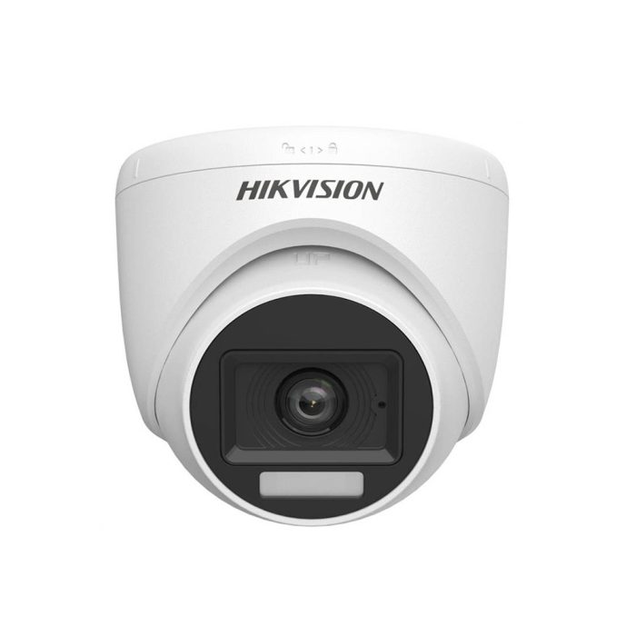 Cámara de vigilancia Hikvision 4K Smart con luz híbrida fija para máxima seguridad y claridad
