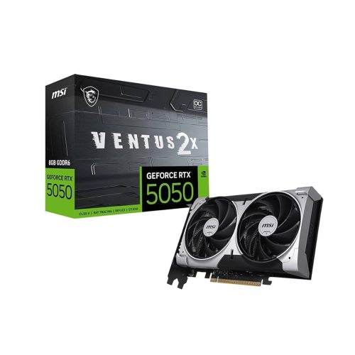 MSI GeForce RTX 5050 Ventus X2 OC 8GB: Tarjeta Gráfica de Alto Rendimiento para Juegos