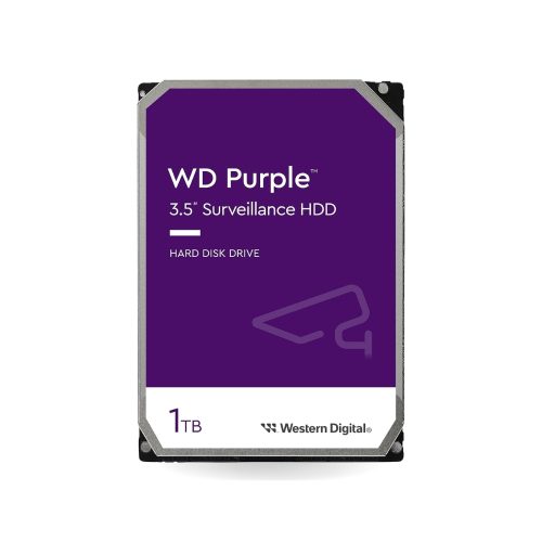 Disco Duro Interno WD Purple 1TB 3.5" SATA 6Gb/s 5400rpm - Almacenamiento Eficiente para Vigilancia