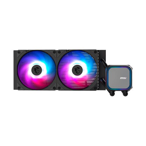 Refrigeración Líquida MSI MAG CORELIQUID A13 240 - Negro, 2 Ventiladores, Rendimiento Óptimo para Gaming