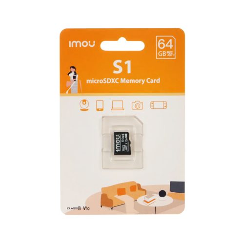 Disco Duro Micro SD 64GB IMOU ST2: Velocidad Alta y Gran Capacidad para tus Dispositivos