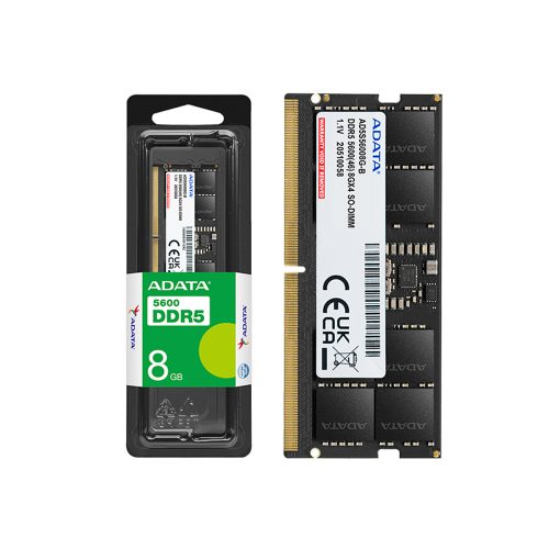 Módulo RAM Adata 8GB DDR5-5600 SoDIMM para PC, alto rendimiento y eficiencia, ideal para gaming y multitarea