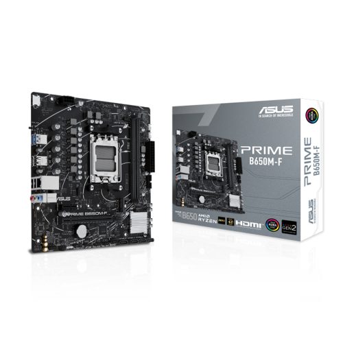 Motherboard ASUS PRIME B650M-F mATX con Chipset AMD B650 y Socket AM5 para alto rendimiento