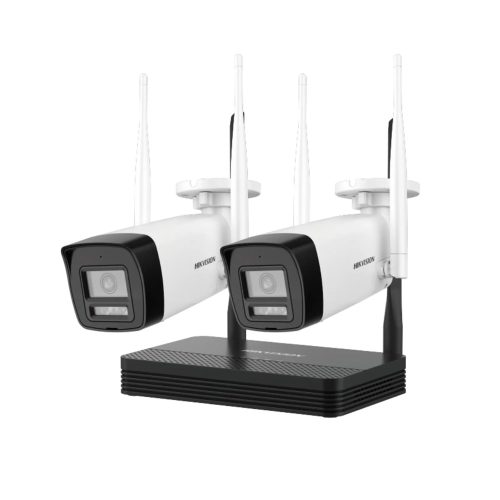 Cámara de vigilancia Hikvision 4MP WiFi, alta definición H.265, seguridad conectada y fácil instalación