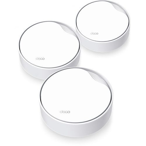 Router TP-Link Deco X50-POE Mesh AX3000, 3 unidades, doble banda, conexión estable y rápida