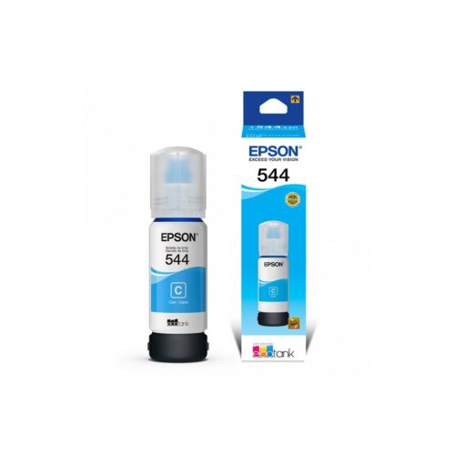 Tinta Epson 544 Color Cian 65 ml, Compatible L1110, L3150, L5190 - Calidad de impresión superior