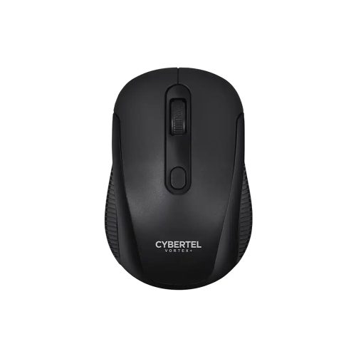 Mouse Inalámbrico Cybertel Vortex M317, 1000 DPI, Conector USB, Diseño Ergonómico en Color Negro