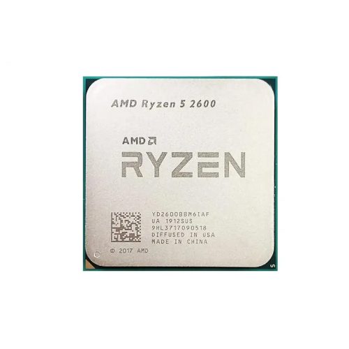 Procesador AMD Ryzen 5 2600 AM4, 6 núcleos, 3.4 GHz hasta 3.9 GHz, 16MB, alto rendimiento para gaming