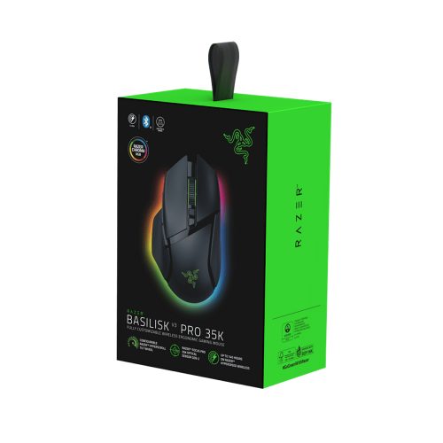 Razer Basilisk V3 Pro - Mouse Ergonómico 35K DPI con Conectividad Inalámbrica, Ideal para Gamers