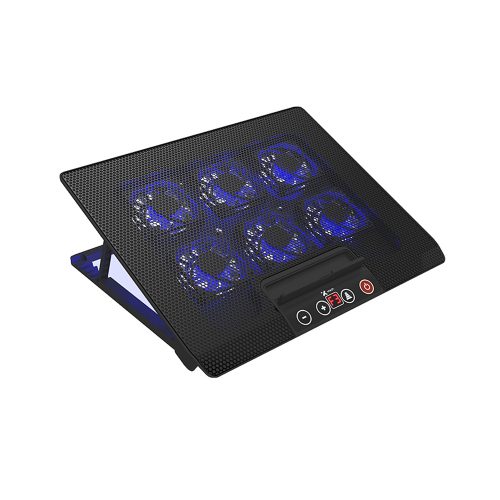Soporte para Notebook Xtech Tuuli Gaming con 6 Ventiladores - Ideal para Jugadores y Estudiantes