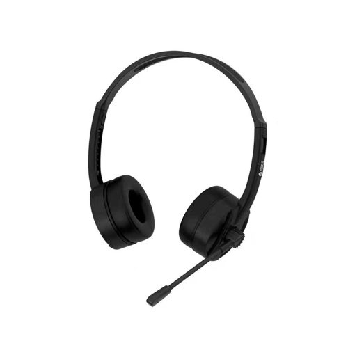 Auriculares Bluetooth Teros TE8032N con micrófono, color negro, sonido nítido y cómodo ajuste