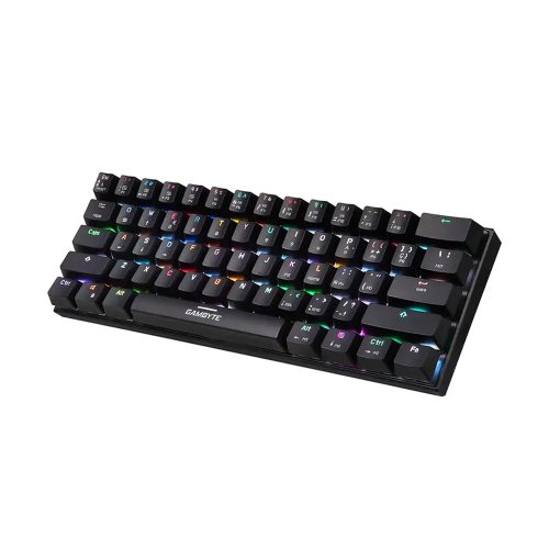 Teclado Gamer Inalámbrico Gambyte Asgard Mecánico con Switch Blue, LED RGB, Negro, Ultra Rápido