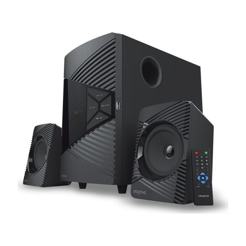 Parlante 2.1 Creative SBS E2500 con Bluetooth y Radio FM - Conexión USB, Sonido Potente y Compacto
