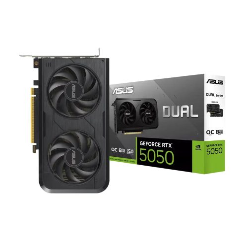Tarjeta de Video Asus GeForce RTX 5050 8GB GDDR6, 128 bits, Dual OC, Alto Rendimiento Gaming