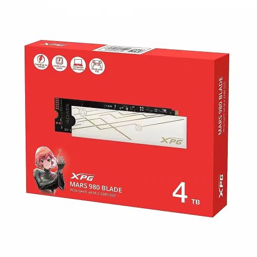 Unidad SSD M.2 PCIe 4TB XPG Mars 980 Blade G5 - Alta Velocidad y Rendimiento para Gaming y Creatividad