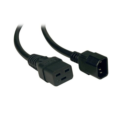 Cable de extensión Tripp-Lite 3.05 m C19 a C14, 15A, 14AWG para alimentación segura y eficiente