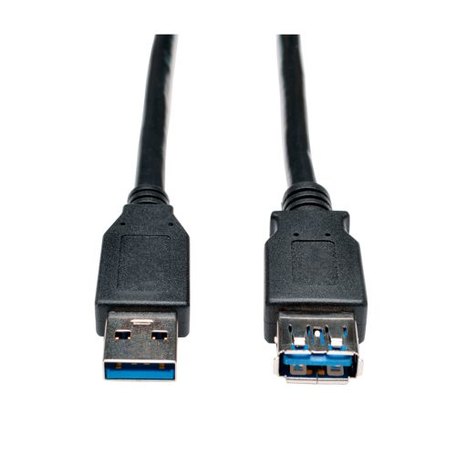 Cable de Extensión USB 3.0 Tripp Lite 91 cm Negro - SuperSpeed 5 Gbps, USB-A Macho a Hembra