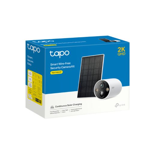 Cámara TP-Link Tapo C425-KIT WiFi 1080P con panel solar, visión nocturna y detección de movimiento
